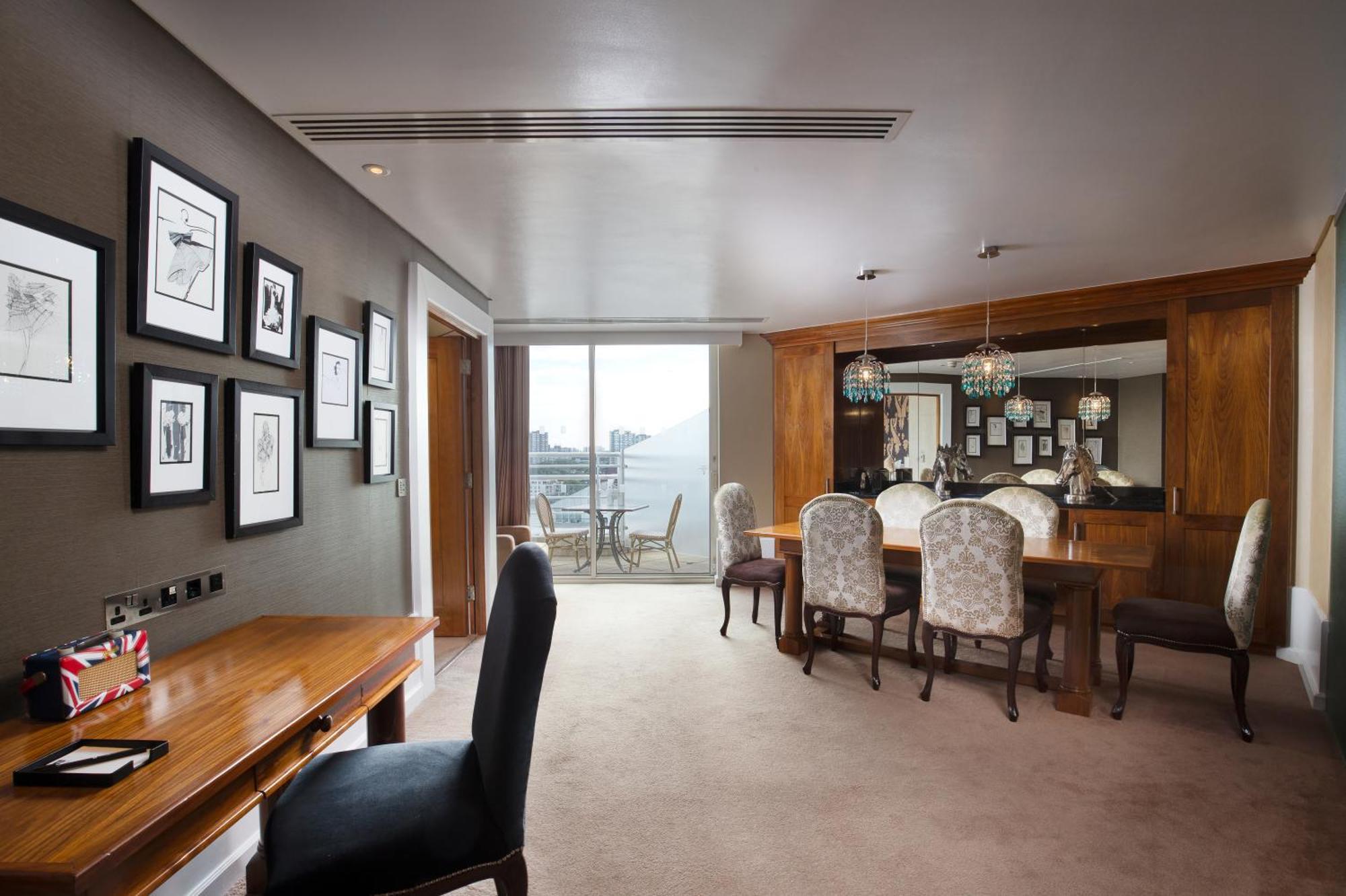 The Chelsea Harbour Hotel And Spa London Exterior photo The interior of a suite at the InterContinental London The O2